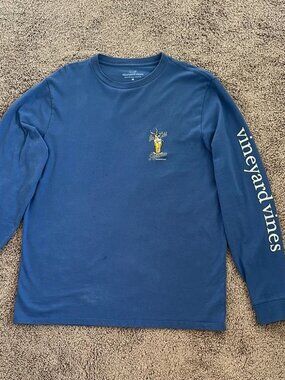 Vineyard Vines Men's M Blue T-Shirt Cotton